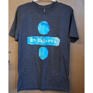 Ed Sheeran DIVIDE Tour 2018 Concert T-Shirt Medium Black Philadelphia Venue EUC